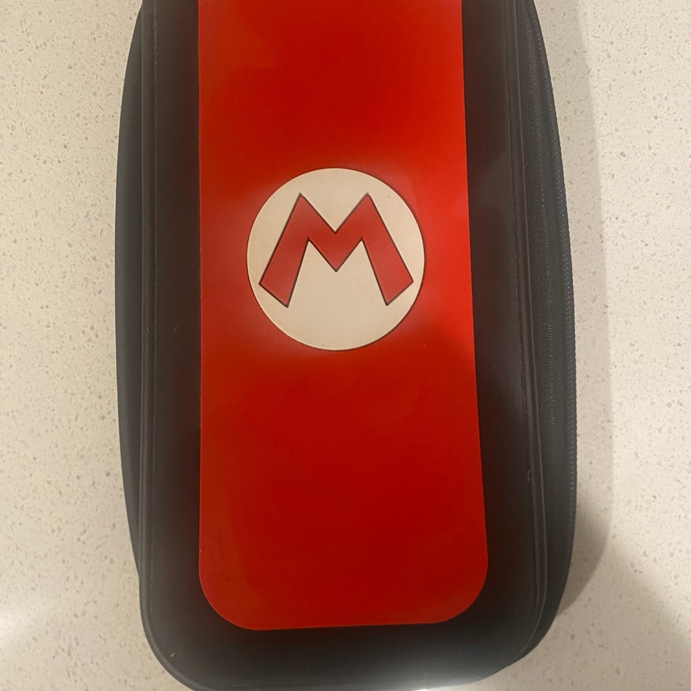 Nintendo Switch Red Super Mario Case Game